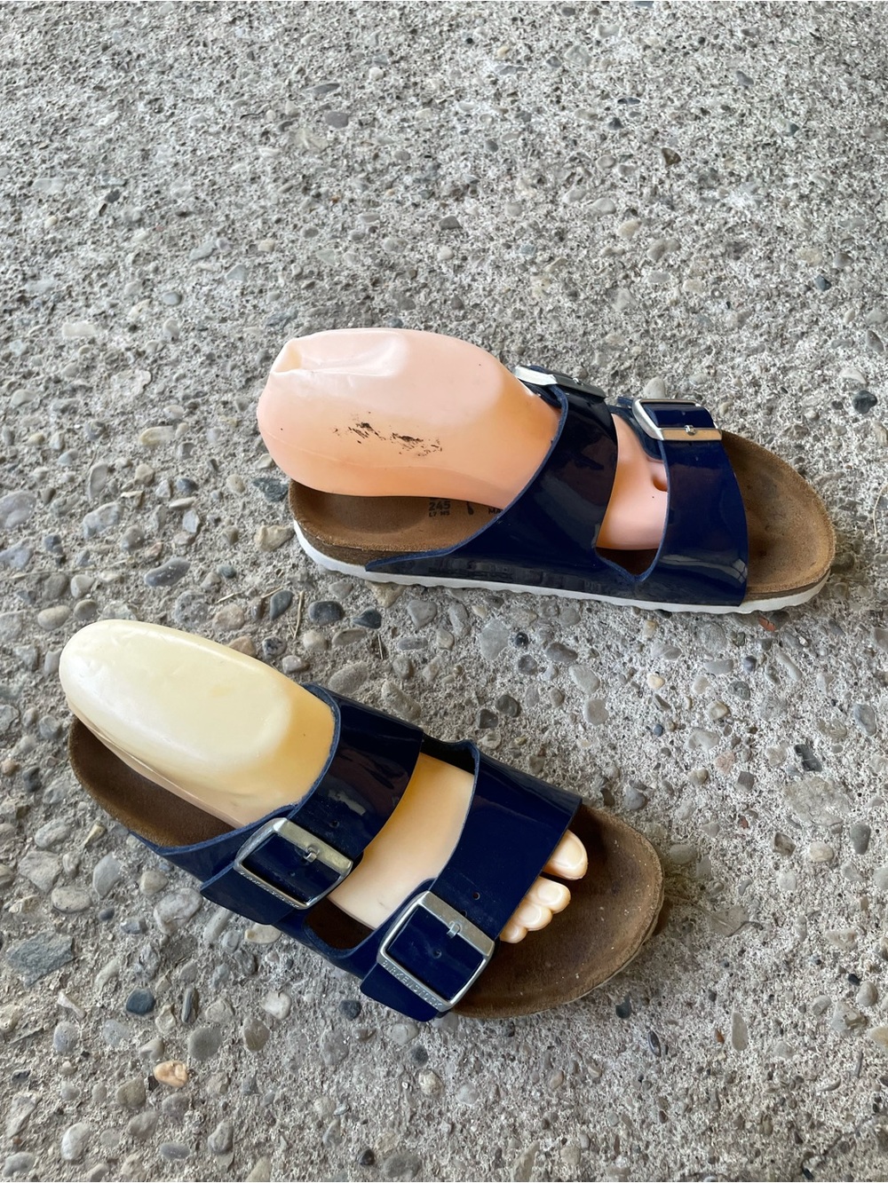 Birkenstock Arizona Navy Blue Size 38 - Picture 3 of 9